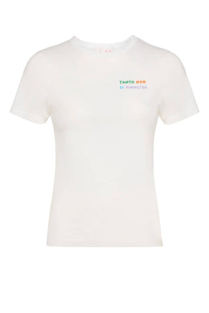T-shirt da donna MC2 Saint Barth a maniche corte con ricamo