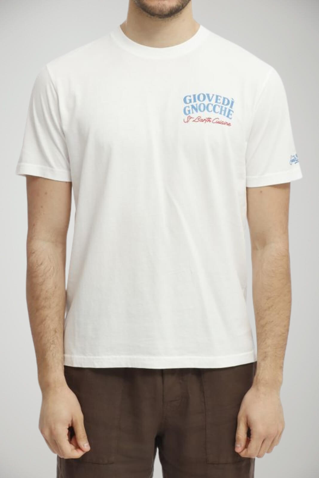 T-shirt da uomo MC2 Saint Barth in cotone a maniche corte con stampe