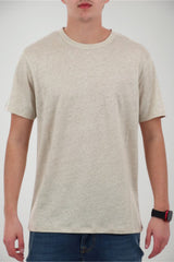 T-shirt da uomo in lino MC2 Saint Barth a maniche corte
