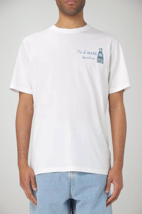 T-shirt da uomo MC2 Saint Barth a maniche corte con ricamo 