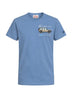 T-shirt da uomo in cotone con stampa e maniche corte