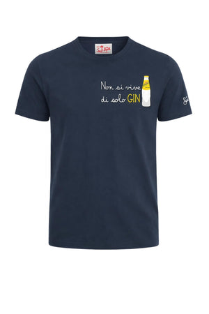 T-shirt da uomo MC2 Saint Barth con ricamo a maniche corte