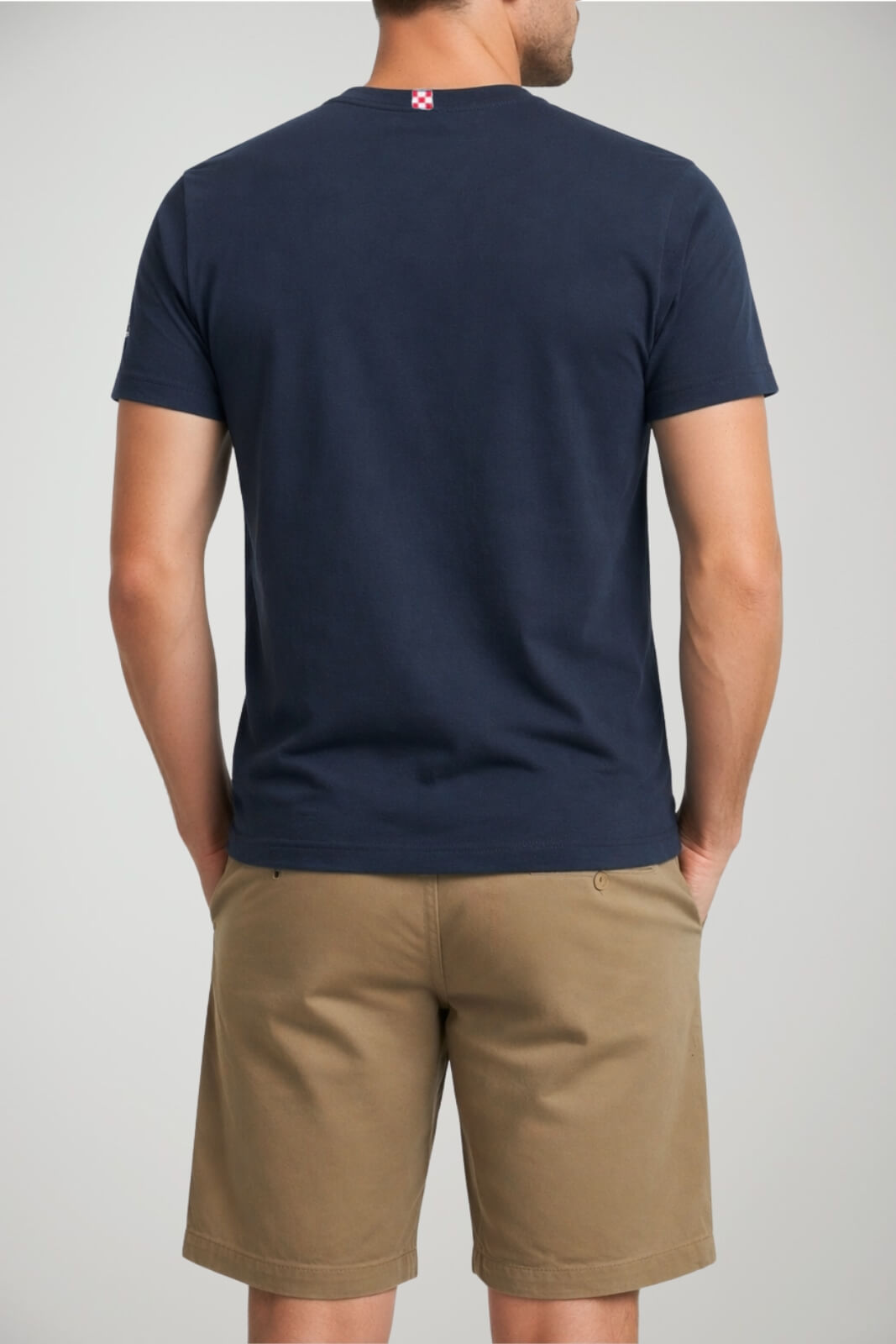 T-shirt da uomo MC2 Saint Barth con ricamo a maniche corte