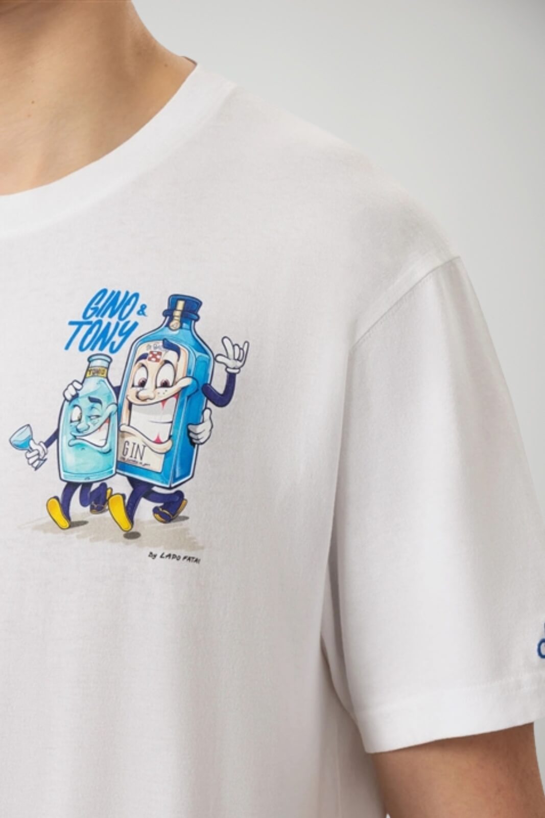 T-shirt da uomo MC2 Saint Barth con doppia stampa grafica e maniche corte