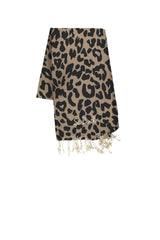 Telo mare MC2 Saint Barth con stampa animalier e frange