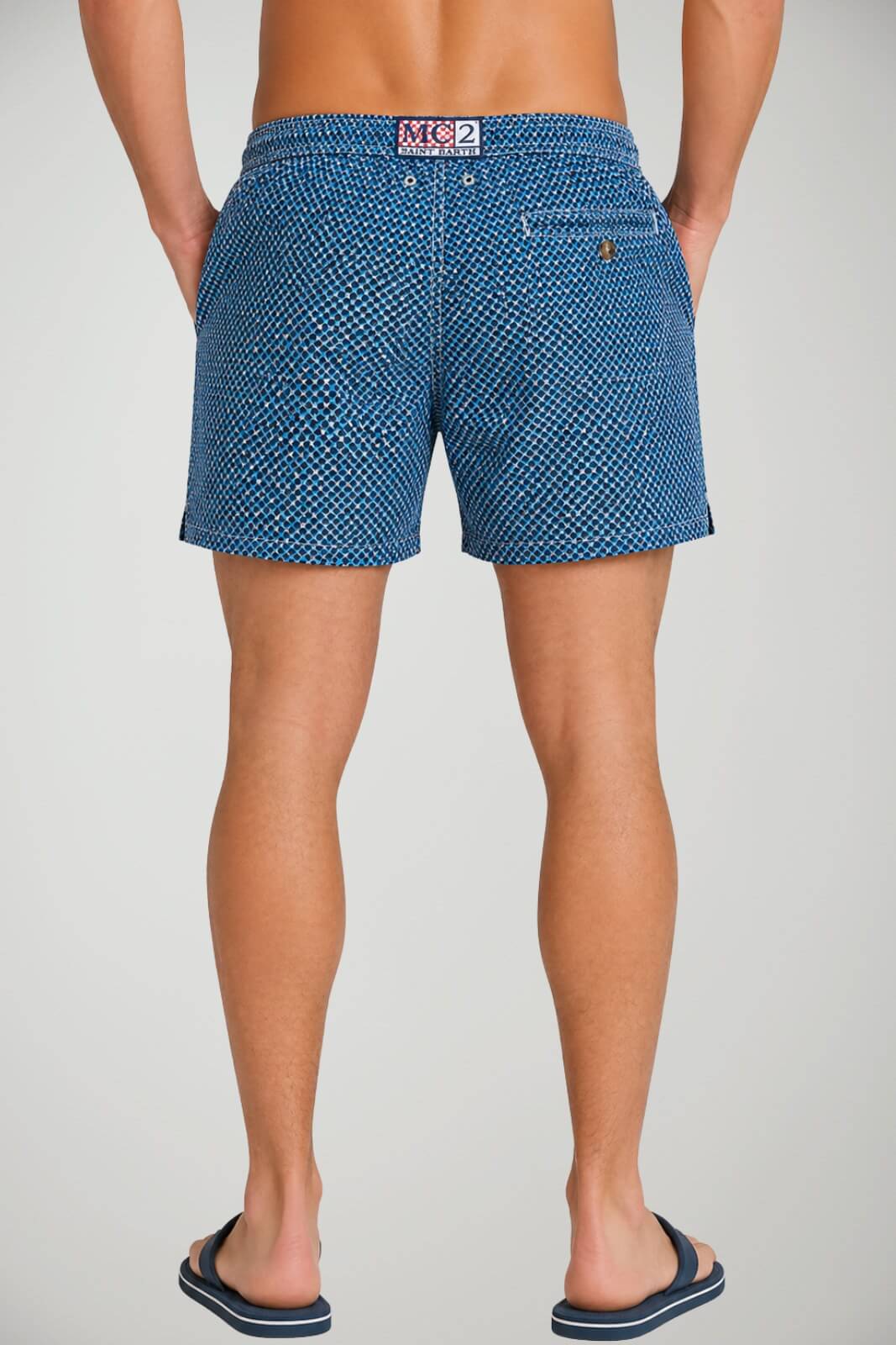 Costume boxer da uomo MC2 Saint Barth in microfantasia