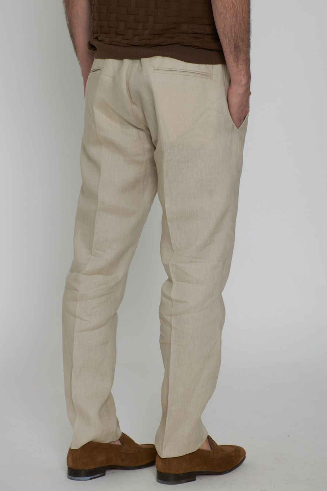 Pantalones de lino para hombre Michael Coal ADAM 3783