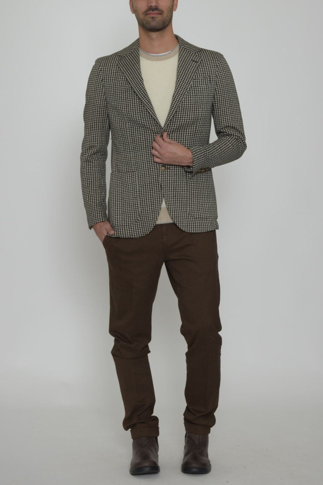 Michael Coal pantaloni uomo principe di galles