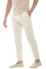 Michael Coal pantaloni uomo Frederick in pied de poule