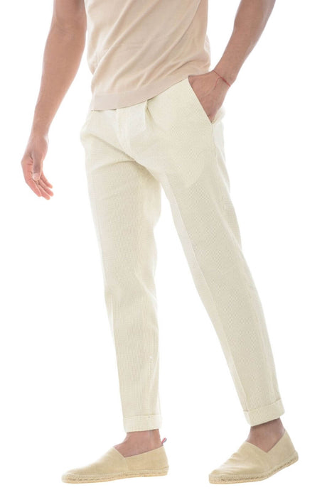 Michael Coal pantaloni uomo Frederick in pied de poule