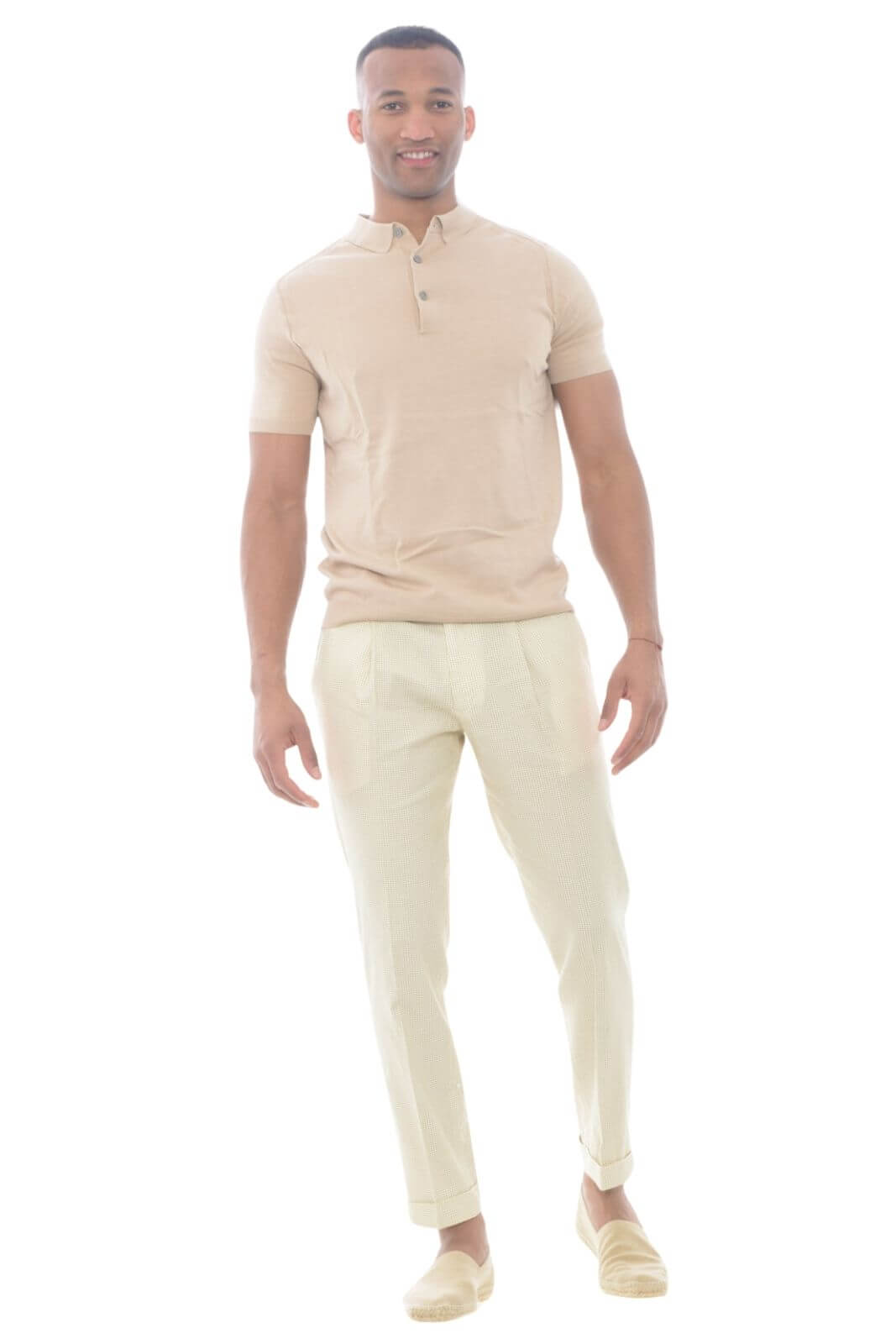Michael Coal pantaloni uomo Frederick in pied de poule