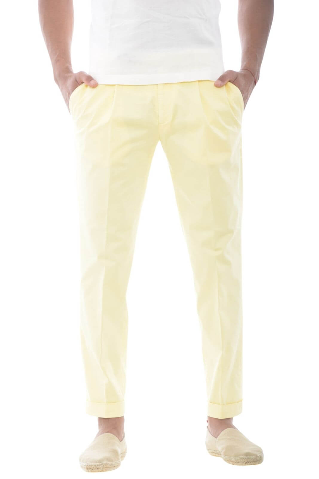 Michael Coal pantaloni uomo Frederick con pences
