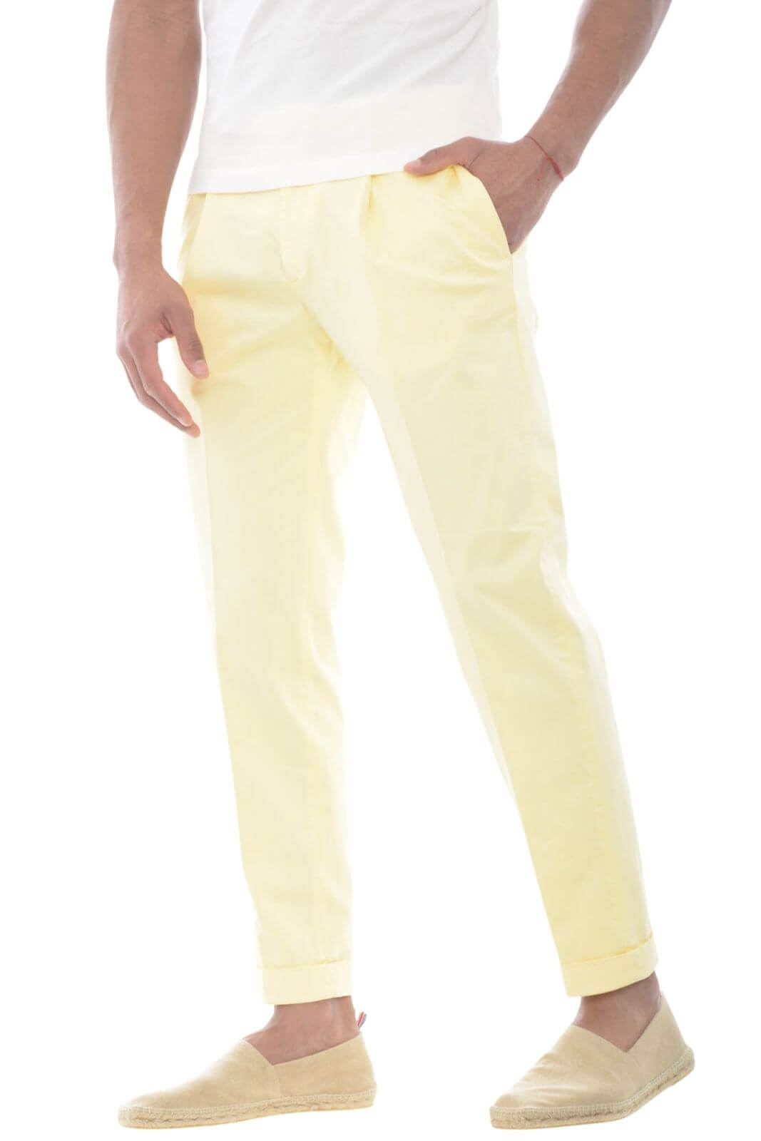 Michael Coal pantaloni uomo Frederick con pences