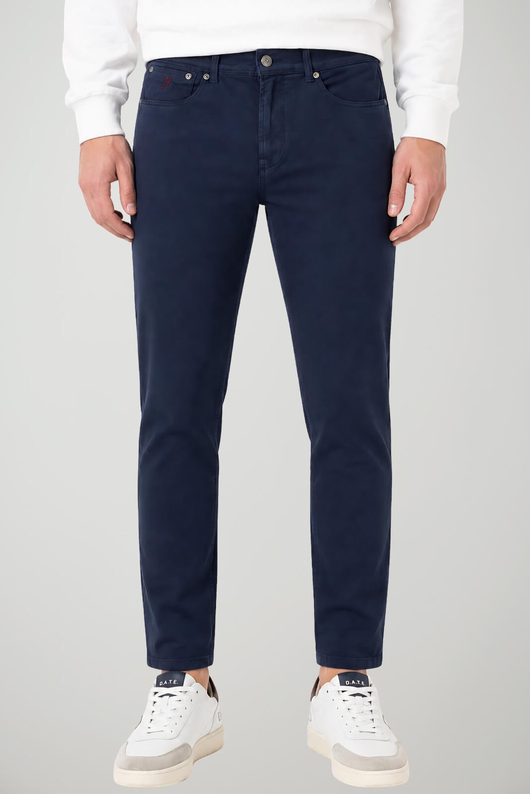 MCS Pantaloni Uomo Cinque Tasche Slim Fit