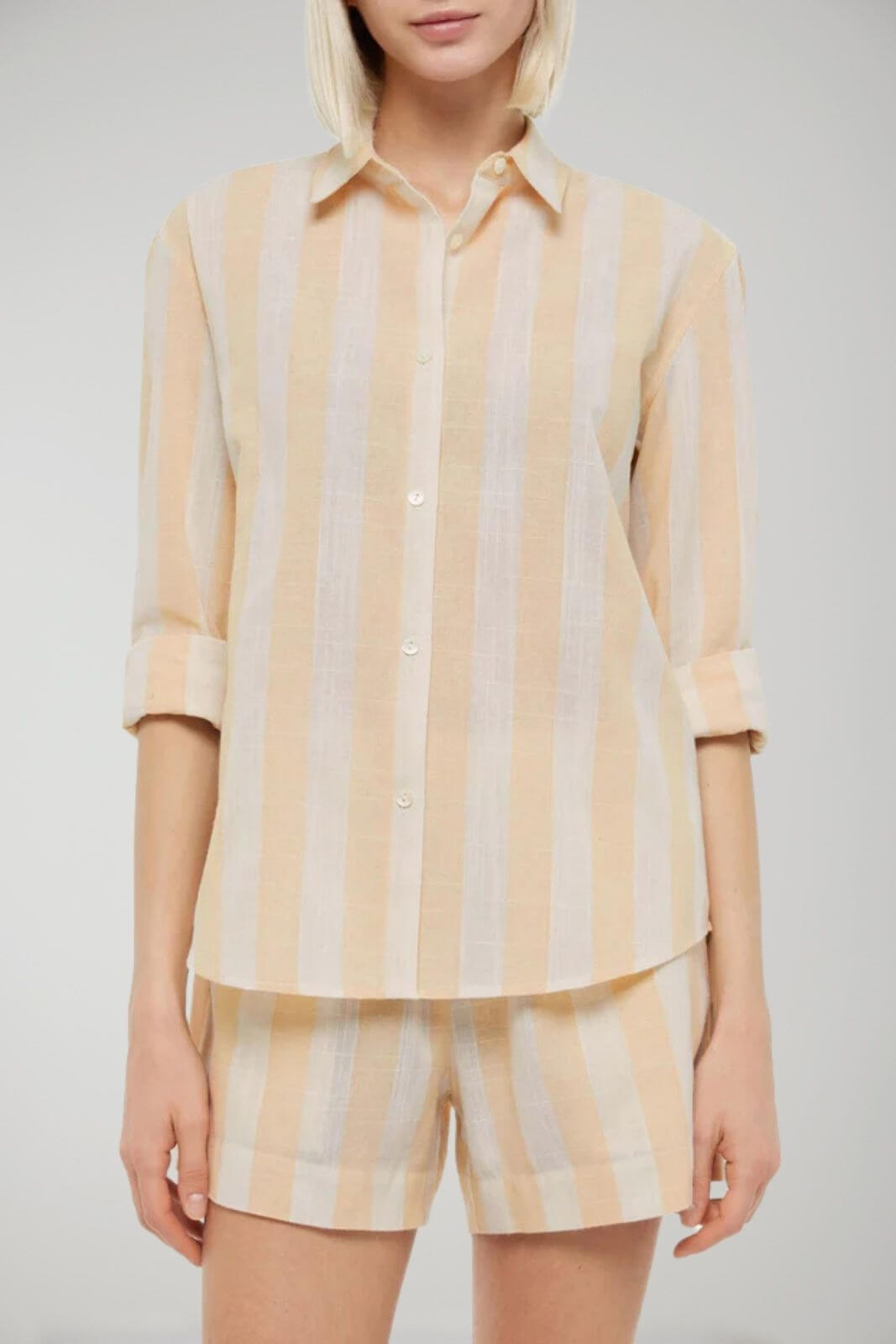 Camisa de lino a rayas MEREDITH para mujer de MC2 Saint Barth