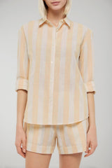 Camisa de lino a rayas MEREDITH para mujer de MC2 Saint Barth