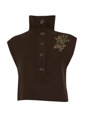 Liu Jo Gilet Donna con dettaglio gioiello