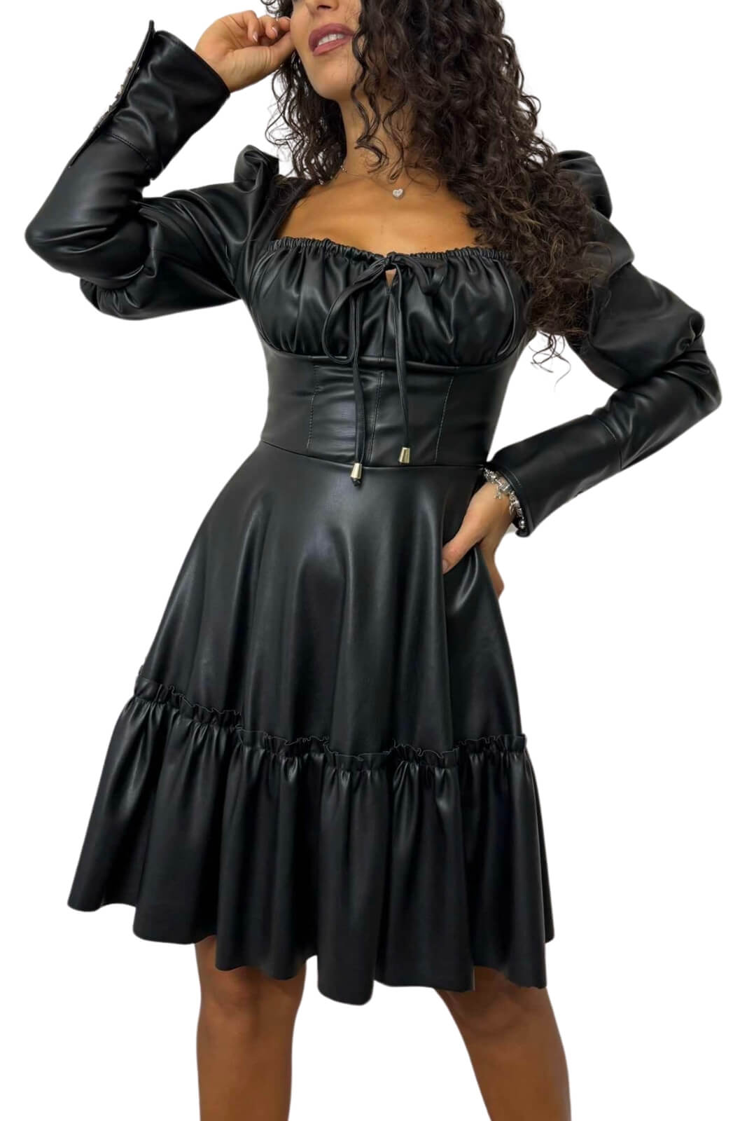 Revise Women's Faux Leather Dress