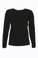 Camiseta de mujer Via delle Perle con inserciones de diamantes de imitación