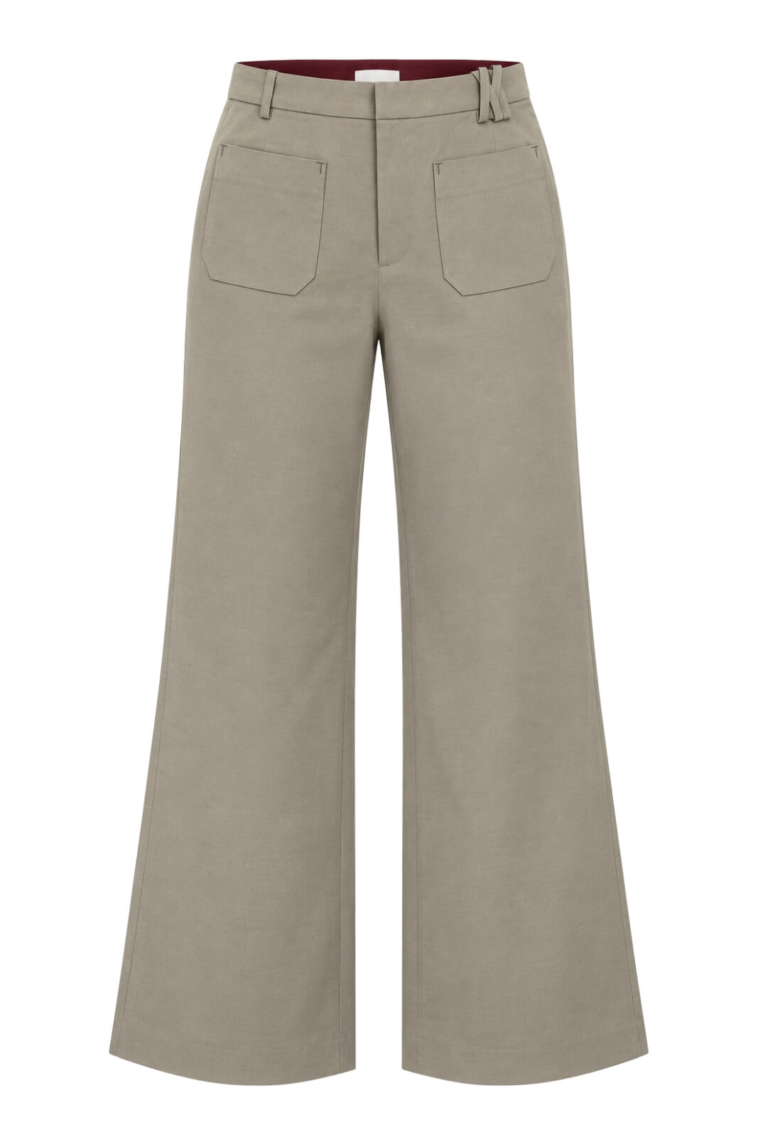 Malìparmi Pantaloni Donna Gamba Ampia in Cotone