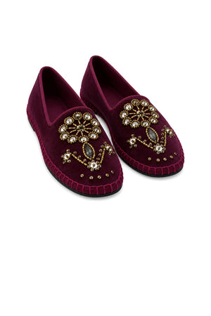 Malìparmi Pantofole Donna in velluto