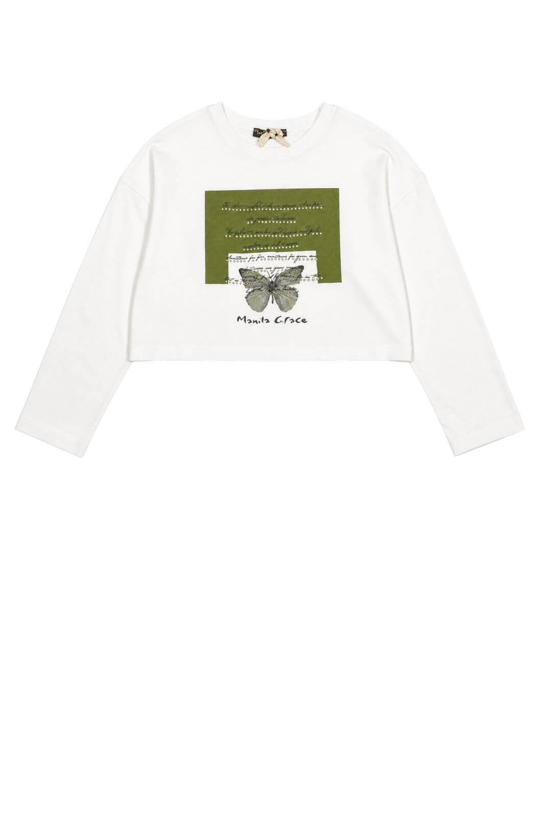 Manila Grace T-shirt Bambina crop