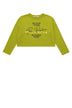 Manila Grace T-shirt Bambina Maniche Lunghe Crop