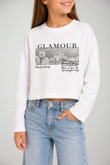 Manila Grace T-shirt Bambina con Stampa