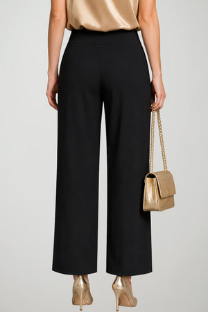 Manila Grace Pantaloni Donna a Palazzo con Spacchi