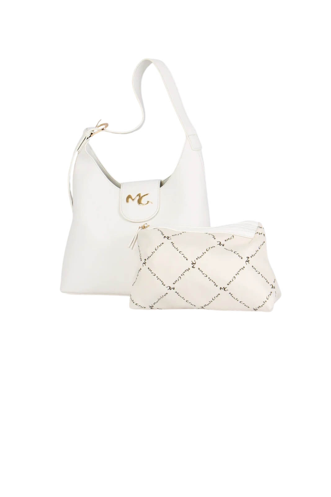 Borsa hobo Manila Grace in ecopelle con manico