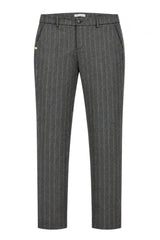 Manila Grace Pantaloni Donna chino gessato