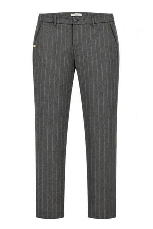 Manila Grace Pantaloni Donna chino gessato