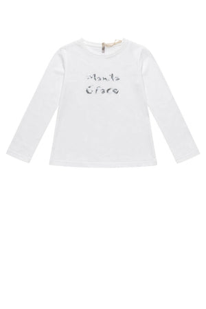 Manila Grace T-shirt Bambina maniche lunghe