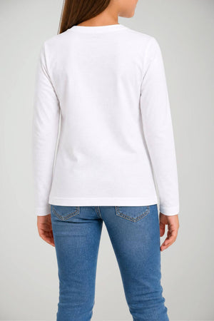 Manila Grace T-shirt Bambina maniche lunghe