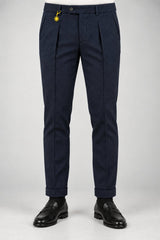 Manuel Ritz Pantaloni Uomo Slim Fit in misto lana