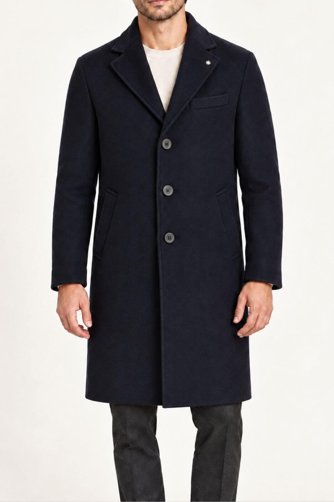 Manuel Ritz Cappotto Uomo monopetto / Navy