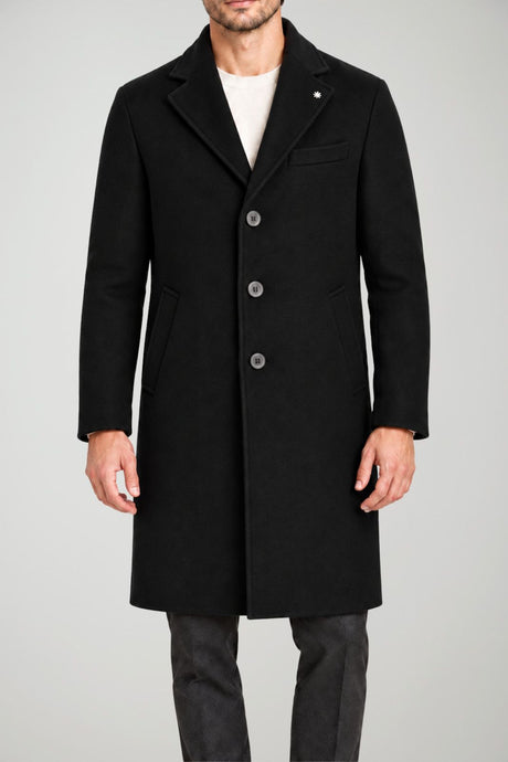 Manuel Ritz Cappotto Uomo monopetto / Nero