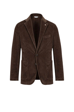 Manuel Ritz Giacca Uomo monopetto in velluto