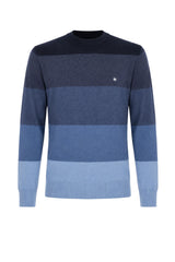 Manuel Ritz Maglia Uomo a righe multicolore
