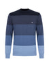 Manuel Ritz Maglia Uomo a righe multicolore