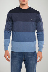 Manuel Ritz Maglia Uomo a righe multicolore