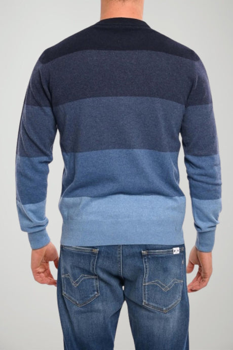 Manuel Ritz Maglia Uomo a righe multicolore