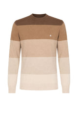 Manuel Ritz Maglia Uomo a righe multicolore