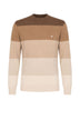 Manuel Ritz Maglia Uomo a righe multicolore