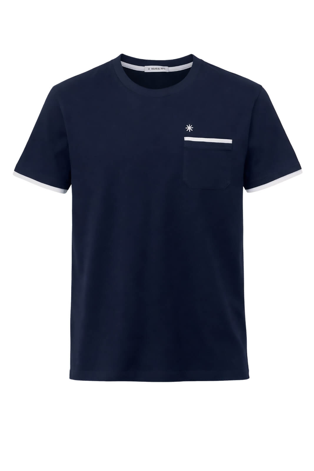 Manuel Ritz T-shirt Uomo in jersey con taschino