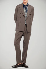 Abito da uomo Manuel Ritz doppiopetto in lana stretch