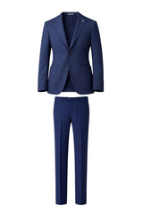 Abito da uomo Manuel Ritz in tweed con giacca monopetto e pantalone coordinato