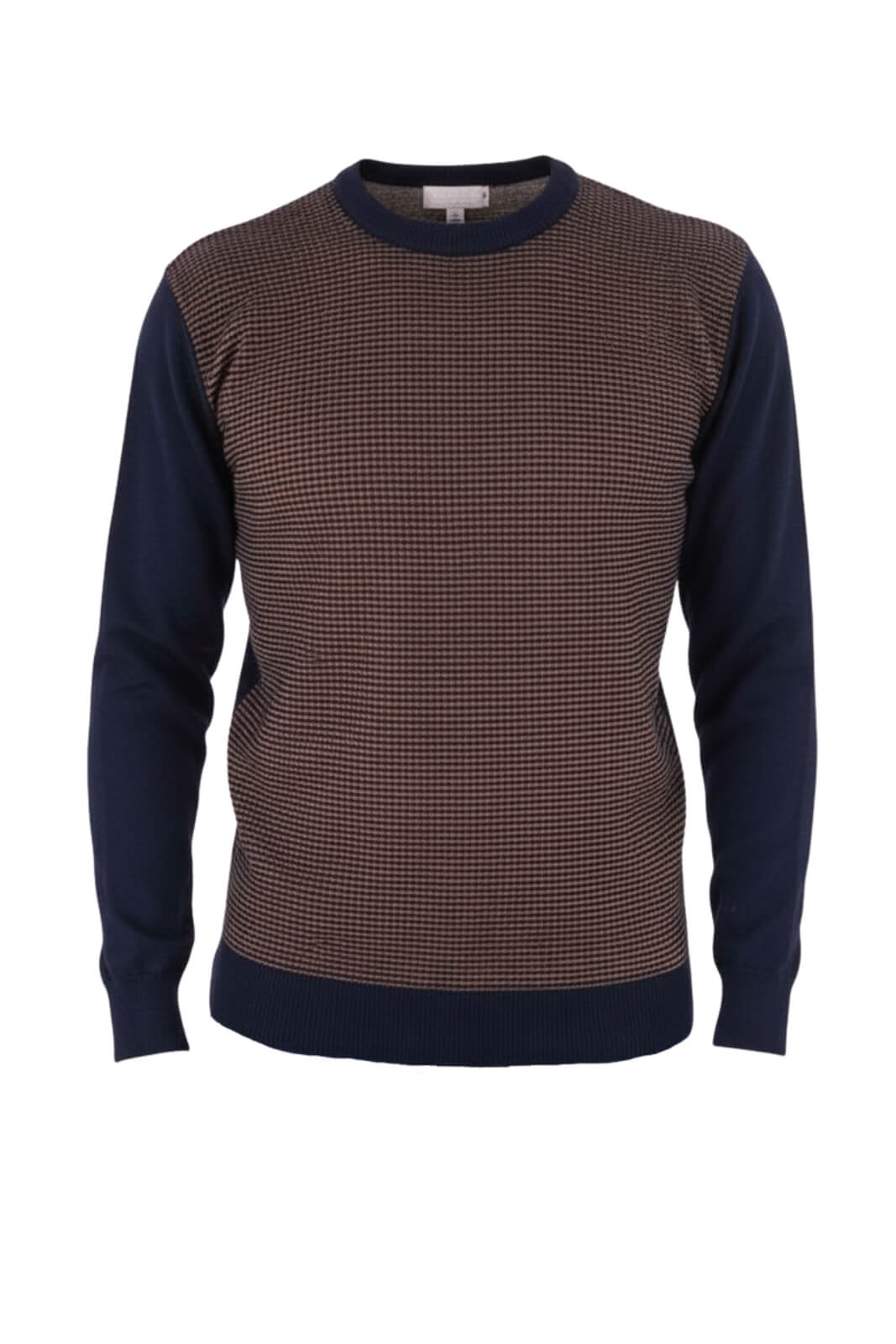 Maglia da uomo in misto lana a girocollo