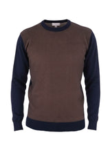 Maglia da uomo in misto lana a girocollo
