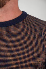Maglia da uomo in misto lana a girocollo